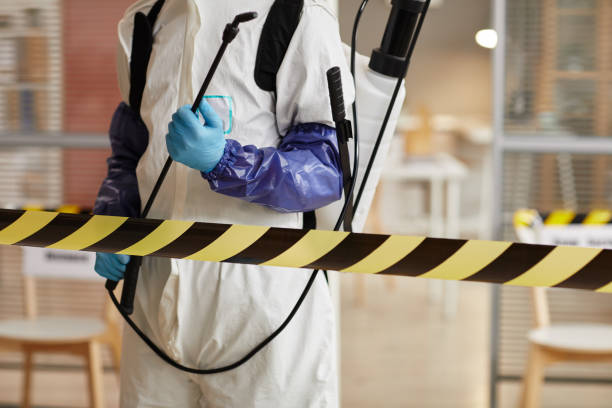 Professional Biohazard Cleanup technician working in Oak Grove, OR